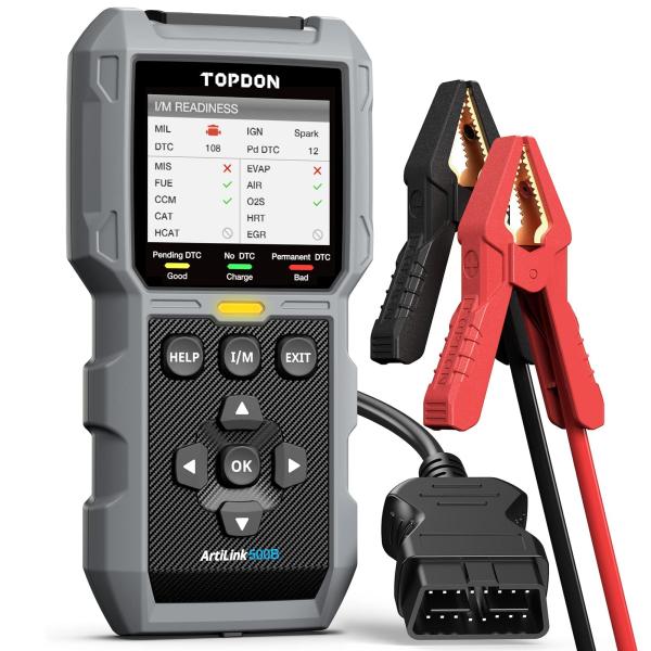 【並行輸入品】TOPDON AL500B OBD2スキャナーバッテリーテスター 2イン1コードリーダ...