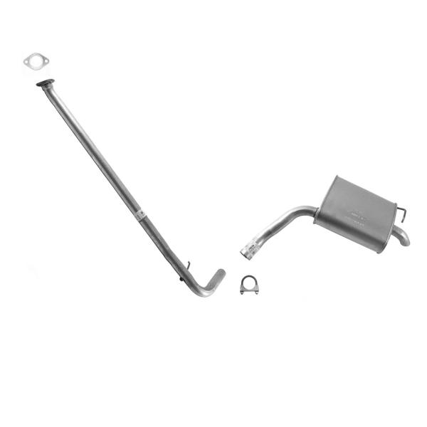 OE Style Exhaust System Ext. Pipe Muffler Replacem...