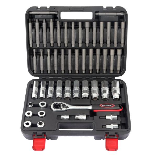 【並行輸入品】BILITOOLS ショックアブソーバー ストラット ナット ソケット セット マスタ...
