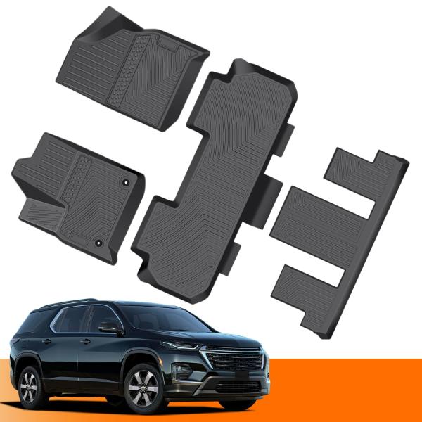 SHINJEW Floor Mats Compatible with Chevrolet Trave...