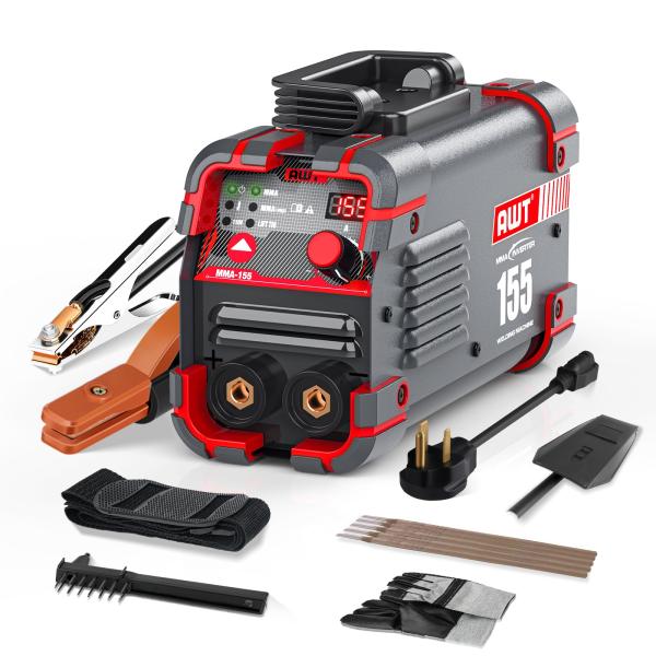 AWTスティック溶接機 155Amp ミニ溶接機 2イン1 ARC溶接機/リフトTIG溶接機 110...