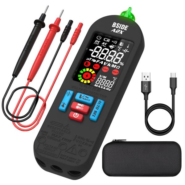 BSIDE Rechargeable Digital Multimeter Electrical A...