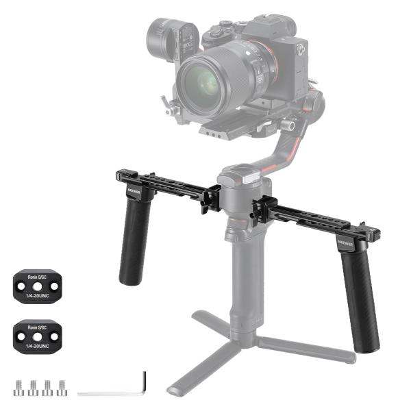 NEEWER デュアルハンドグリップ DJI Ronin S SC RS 2 RSC 2 RS 3 ...