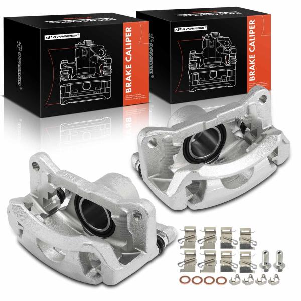 【並行輸入品】A Premium ディスクブレーキキャリパーアセンブリ ブラケット付き マツダ 3/...