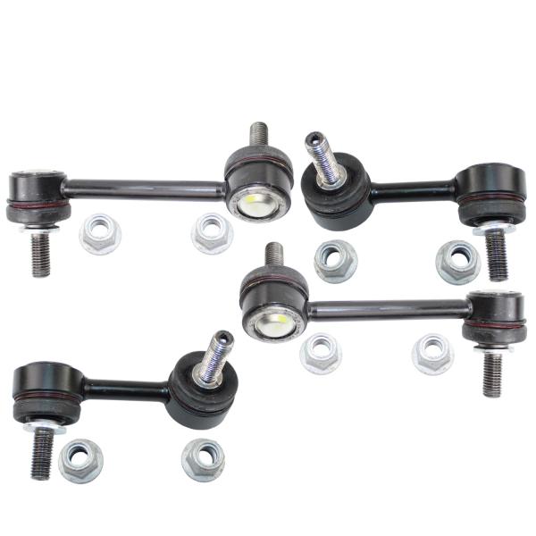 Bison Performance 4ピース フロントとリア スチール サスペンション スタビライザ...