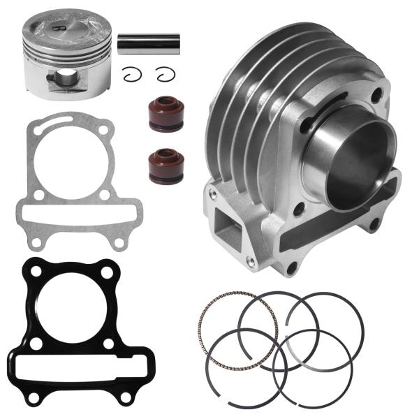 JOYYANGFANG 47mm 1.85インチ GY6シリンダーキット ガスケットとピストンセット...
