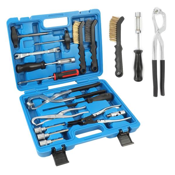 Brake Tools 15PC Drum &amp; Disc Brake Tool Kit Labor ...