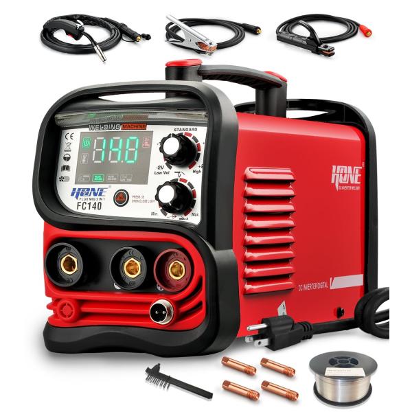 HONE Flux Core Welder 110V, Actual 140Amp MIG Weld...