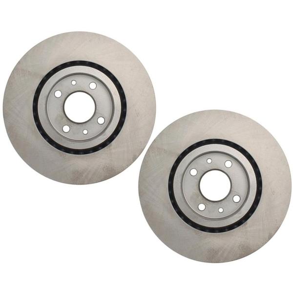 A Partrix Front Disc Brake Rotors Kit Car Rotor Fi...