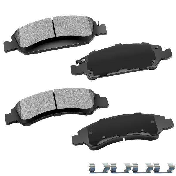 cciyu D1363 Front Semi Metallic Disc Brake Pads Ki...