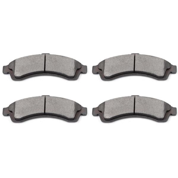AUTOMUTO 4PCS Front Semi Metallic Disc Brake Pads ...