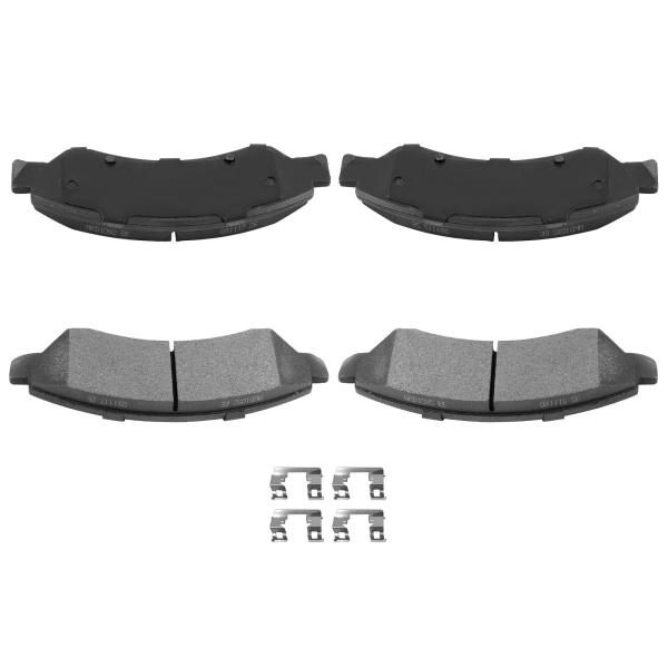 AUTOMUTO 4PCS Front Semi Metallic Disc Brake Pads ...
