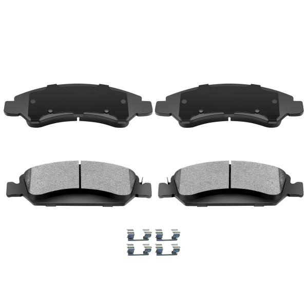 AUTOMUTO 4PCS Front Semi Metallic Disc Brake Pads ...