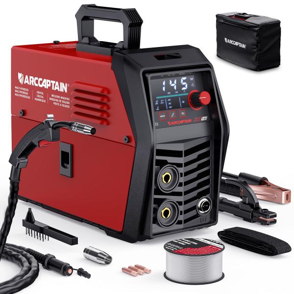ARCCAPTAIN 145A Flux Core MIG Welder 110V Welding ...