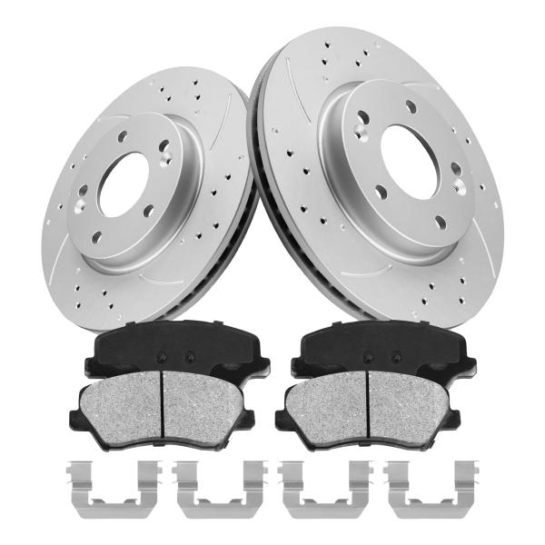 funire Front Brake Kit, Brake Rotors and Ceramic B...