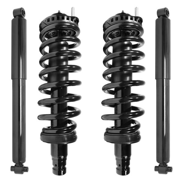 【並行輸入品】 Front and Rear Suspension Strut and Shock ...