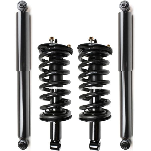 AMWAMW 1 Pair Front Rear Side Strut &amp; Coil Springs...