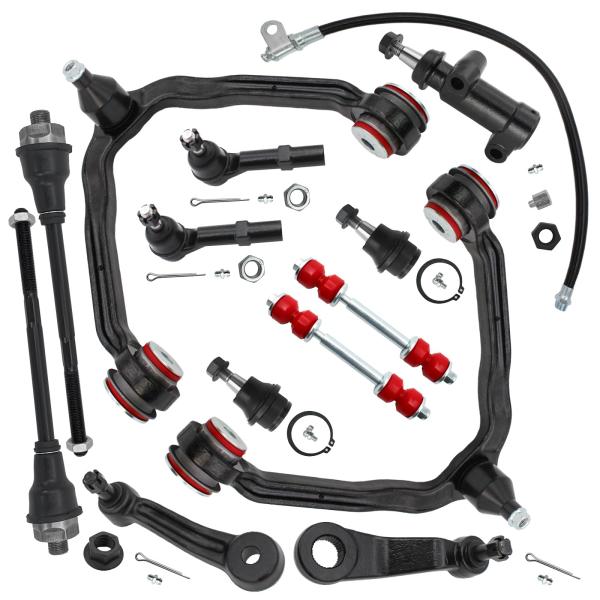 フロントエンドサスペンションアッパーコントロールアームキット ポリウレタンブッシング付き シボレーシ...