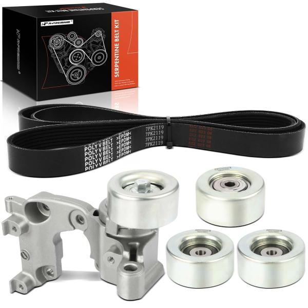【並行輸入品】 A Premium Engine Serpentine Belt Drive Kit...