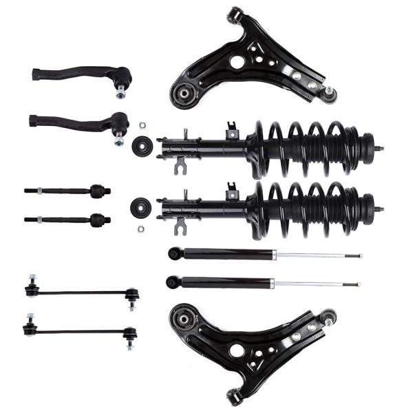 Abrillvt Front Rear Struts and Shocks Complete Ass...