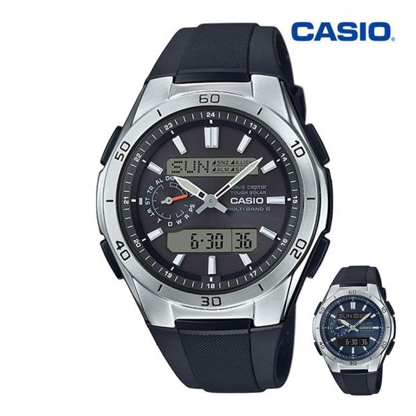 カシオ腕時計 電波ソーラー メンズ デジタル ソーラー電波 仕事用 軽い CASIO 軽量 無料ラッ...