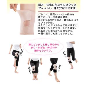 膝サポーター 薄手 伸び 高齢者 高齢者向け ...の詳細画像3