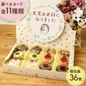 お菓子 試食用おまけ付き メッセージカード付き クッキー 焼き菓子 お世話になりました 母の日 退職 個包装 手土産 詰め合わせ ロシアケーキ 36個 中山製菓