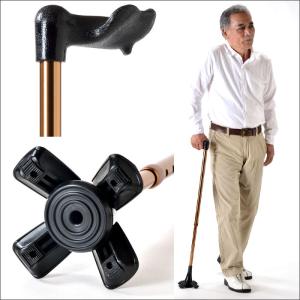 杖 高級 高級品 4点杖 四点杖 介護杖 多点杖 介護用杖