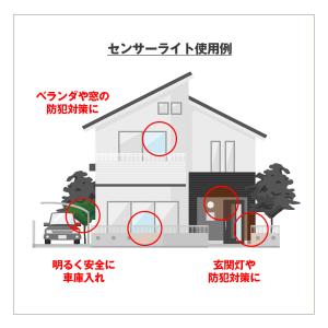 センサーライト 屋外 人感センサーライト 電池...の詳細画像4