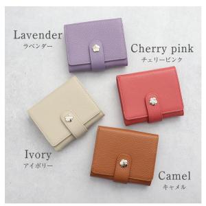 ミニ財布 レディース 春財布 三つ折り財布 本...の詳細画像2