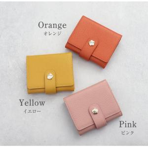 ミニ財布 レディース 春財布 三つ折り財布 本...の詳細画像3