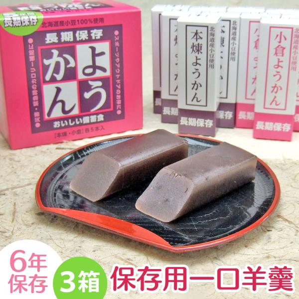 一口羊羹 非常食 お菓子 羊羹 ようかん 6年 防災グッズ 食料 保存食 防災食 備蓄 備蓄食料 長...