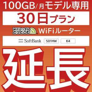 100GB wifiレンタル 延長 30日 wifi レンタル wifi ルーター