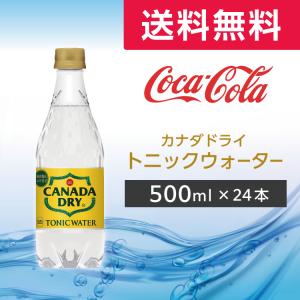 カナダドライ トニックウォーター 500ml 48本 (24本×2ケース) PET 炭酸