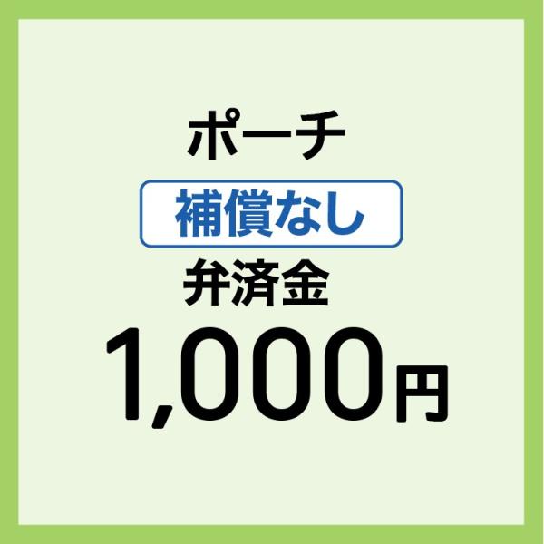 【弁済金】 補償なし ポーチ