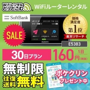 【止】ポケットwifi wifi レンタル レンタルwifi wi-fiレンタル ポケットwi-fi 1ヶ月 30日 5GB softbank ソフトバンク 無制限 モバイルwi-fi  E5383