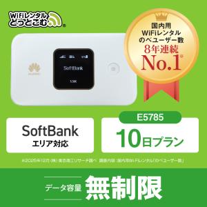 ポケットwifi レンタル 10日 無制限 レンタルwifi 10日 無制限 wifi レンタル 10日 無制限　ソフトバンク E5785