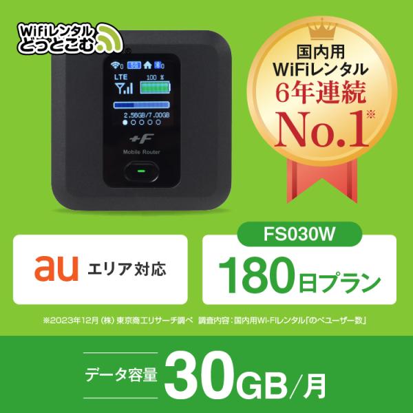 ポケットwifi レンタル 1ヶ月 30GB レンタルwifi 180日 wifi レンタル 180...