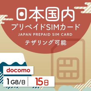 プリペイドsim 日本通信 simカード 日本通信sim プリペイドsim 日本 15日 1日1GB