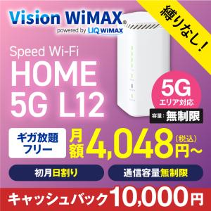 WiMAX 5G 無制限 ワイマックス 国内専用 ホームルーター wifi L12 入院 在宅勤務 テレワーク 縛りなし VisionWiMAX｜wifi-rental