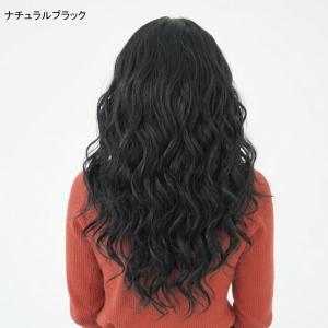 ウィッグ ミディアムナチュラルウェーブハーフウ...の詳細画像1