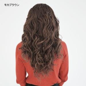 ウィッグ ミディアムナチュラルウェーブハーフウ...の詳細画像3