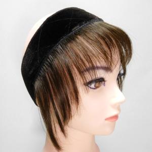 おくれ毛付きグリップバンド 人毛100％ ウィッグ固定