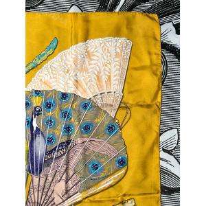中古 美品 エルメス スカーフ 90 カレ H...の詳細画像3