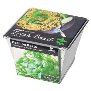 デリッシュガーデン バジル栽培セット ブリキ缶で育てる栽培キット