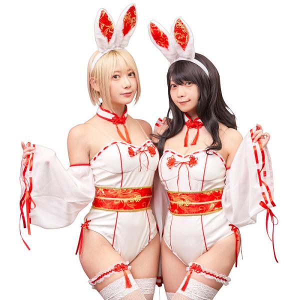 SugarWhip 巫女バニー 和風コスチューム コスチューム コスプレ