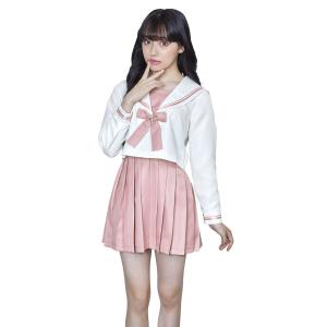 オルチャンセーラー ダスティピンク カワイイ 韓国風制服 KPOP ファッション｜wigland