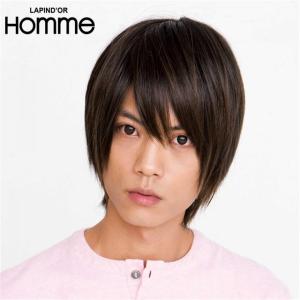 メンズウィッグ ラパンドアール・オム エッジスパイク ハニーブラウン