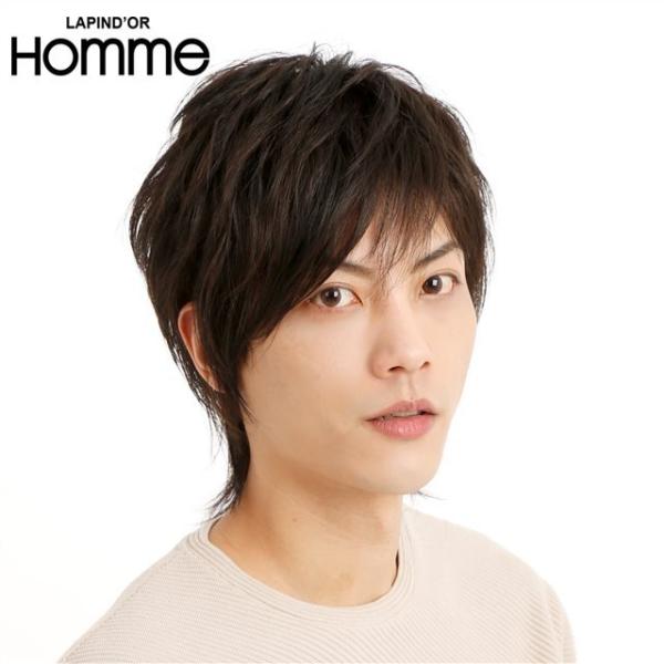 メンズウィッグ ラパンドアールオム G-NET スマートレイヤー ディープブラウン