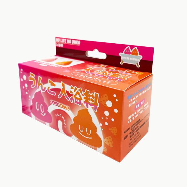 うんこ入浴料イチゴ＆オレンジ 浴用化粧料 いたずら 入浴剤 残念賞 パーティーグッズ ジョークグッズ...